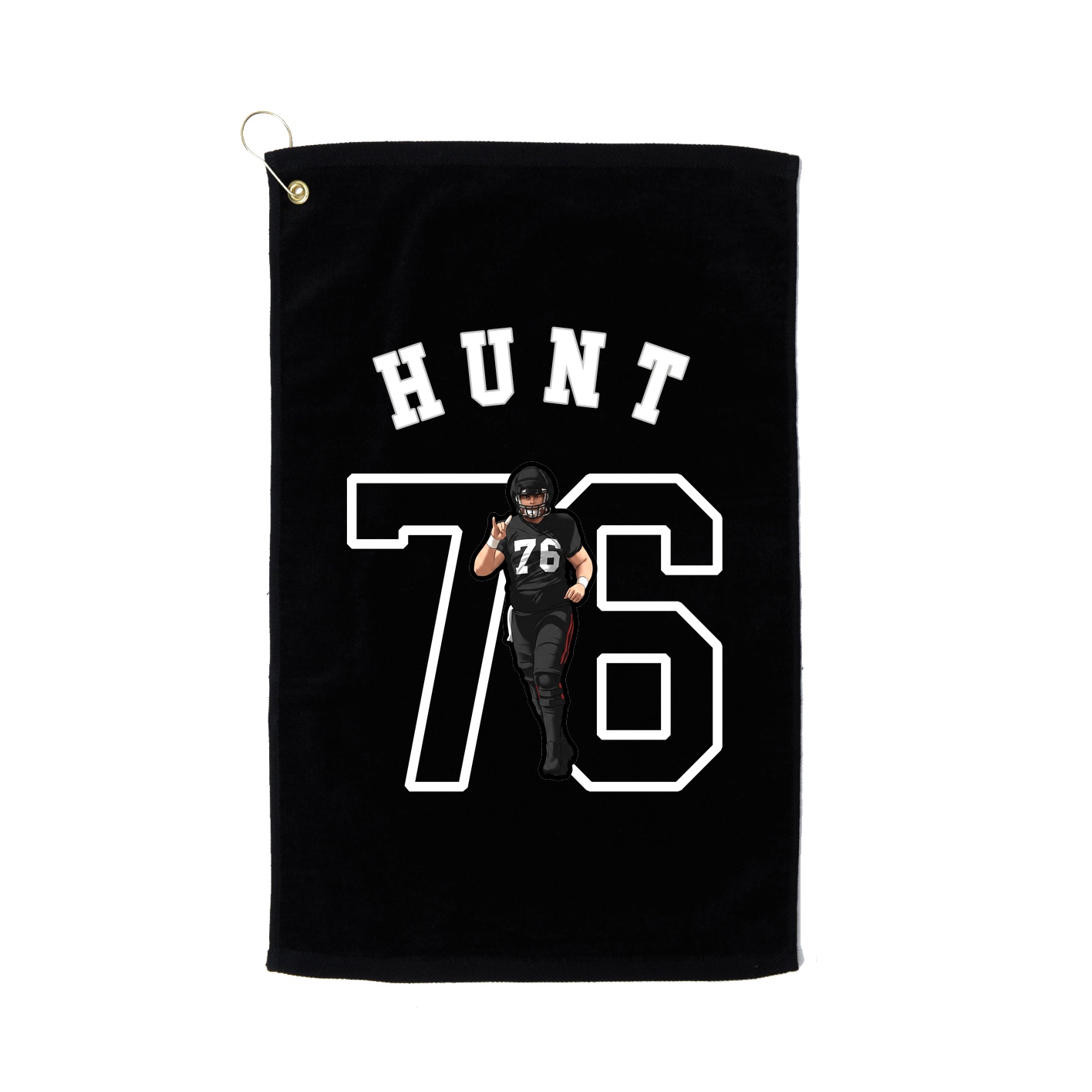 Golf Towel — Shirsey Arch in Black