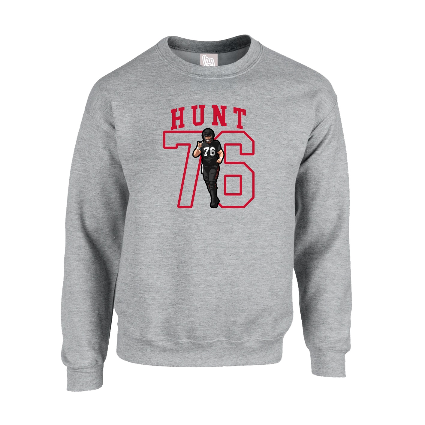 Fleece Crew — Shirsey in Grey