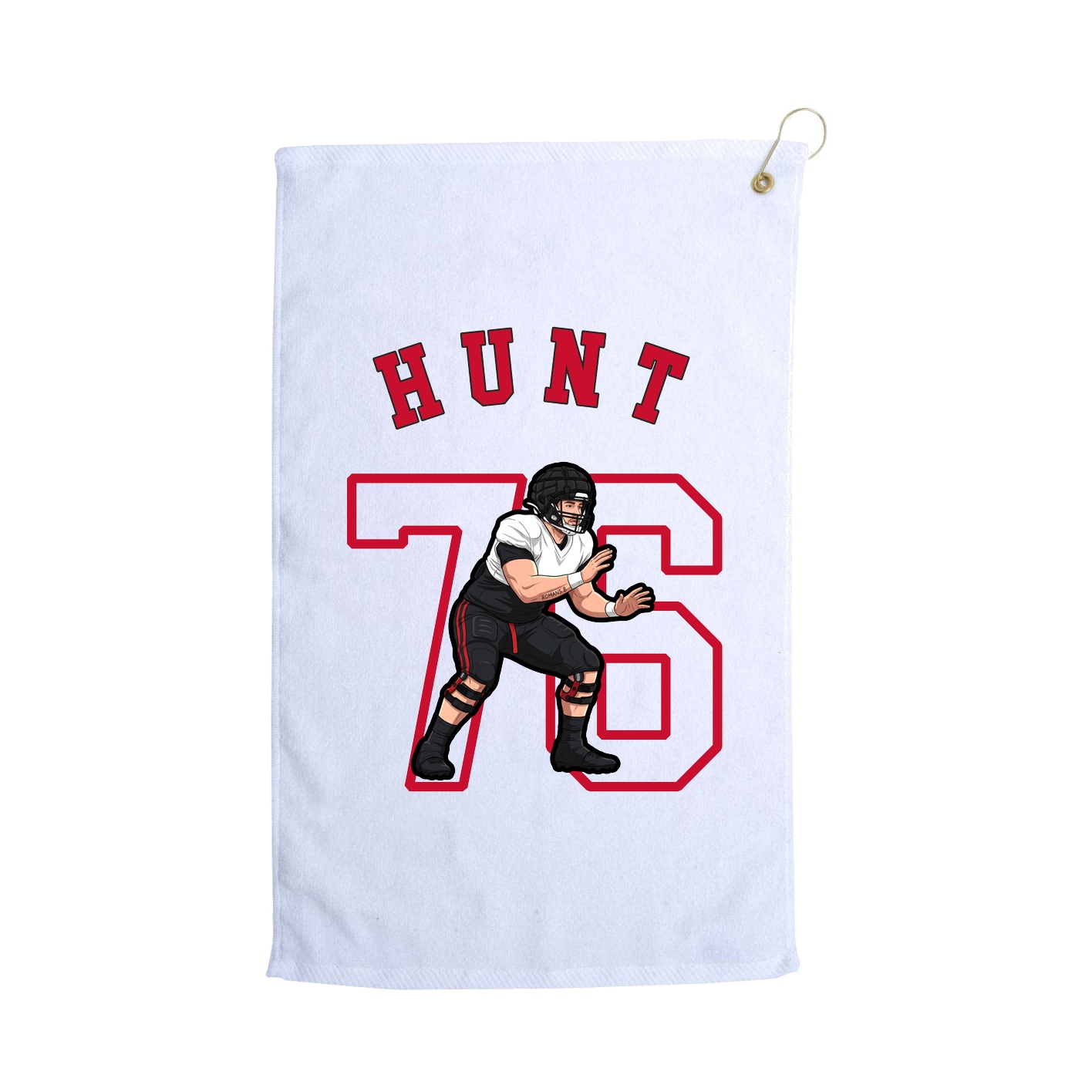 Golf Towel — Shirsey Arch in White