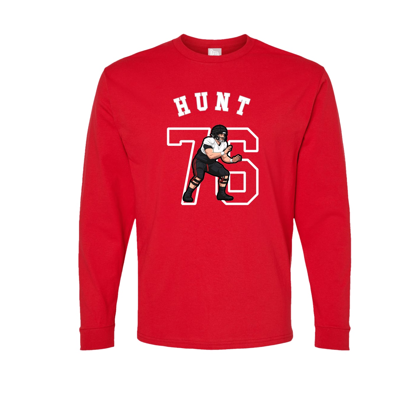 Long Sleeve Tee — Shirsey Arch in Red