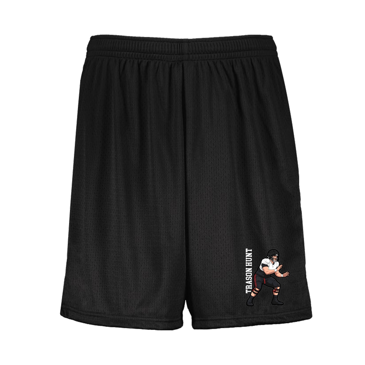 Shorts — Name Vertical in Black