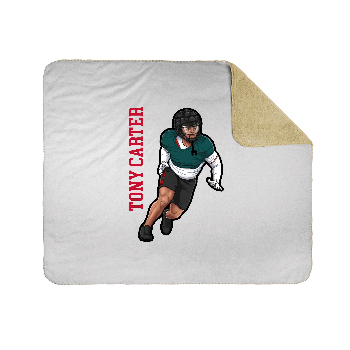 50x60 Sherpa Lined Throw Blanket