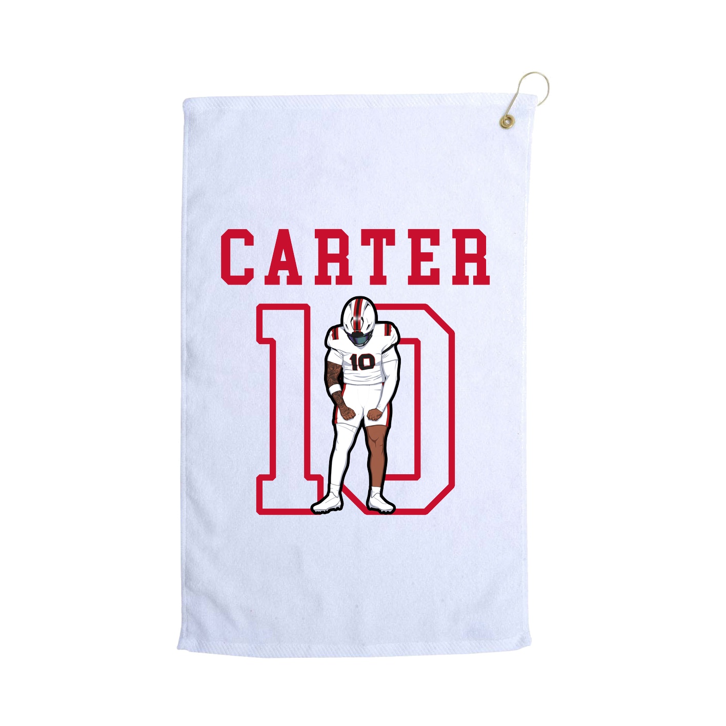 Golf Towel — Shirsey in White
