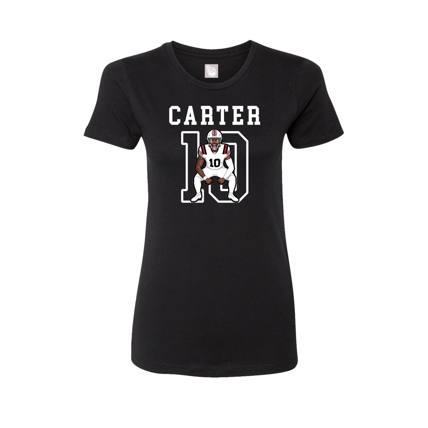 Fitted Women's Tee — Shirsey in Black