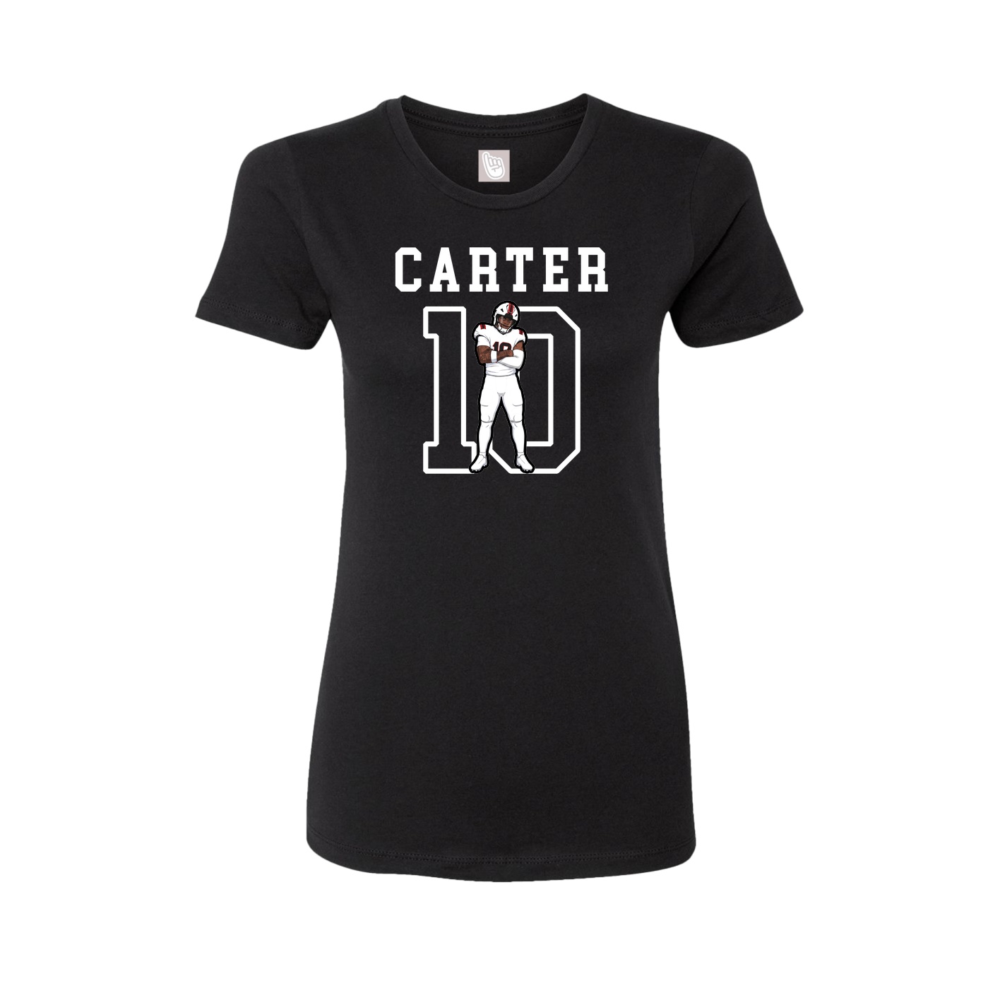 Fitted Women's Tee — Shirsey in Black