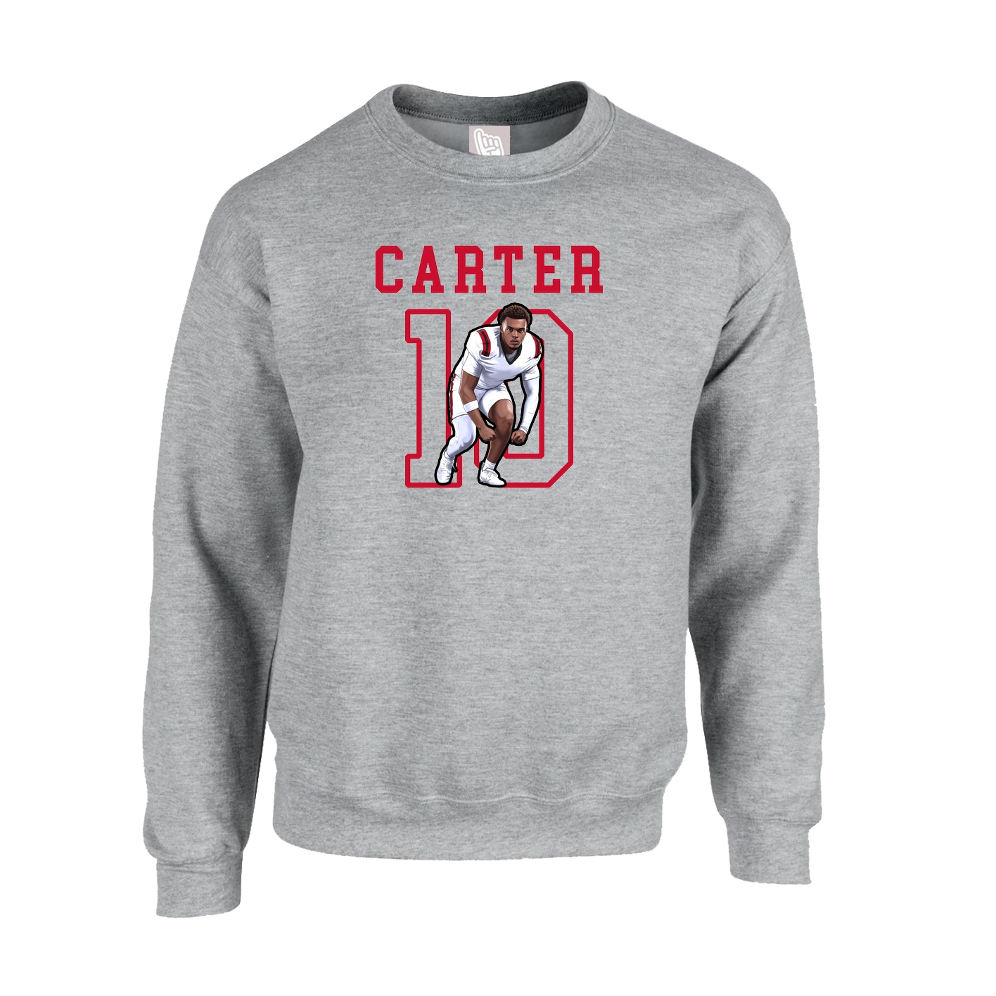 Fleece Crew — Shirsey in Grey