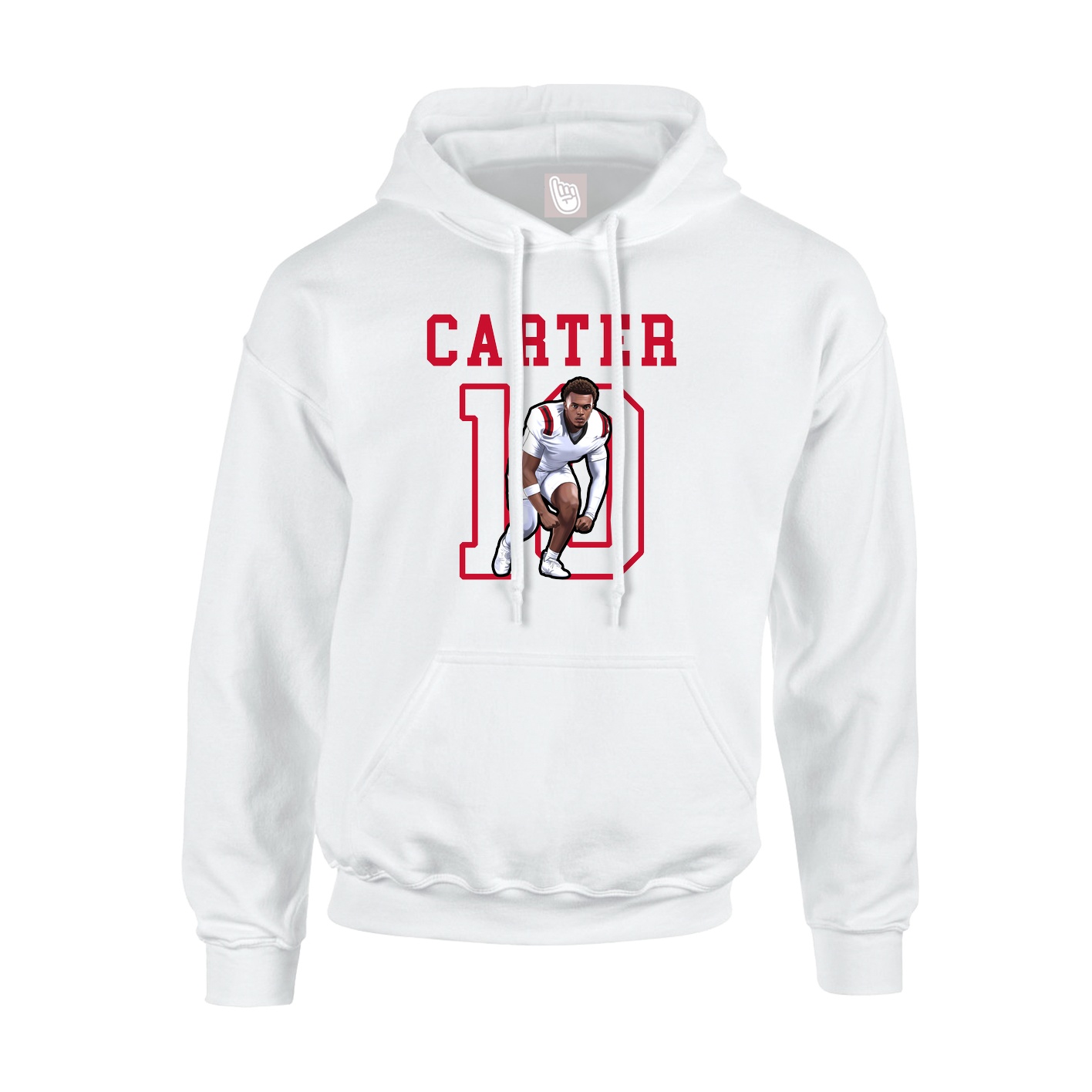 Youth Hoodie — Shirsey in White