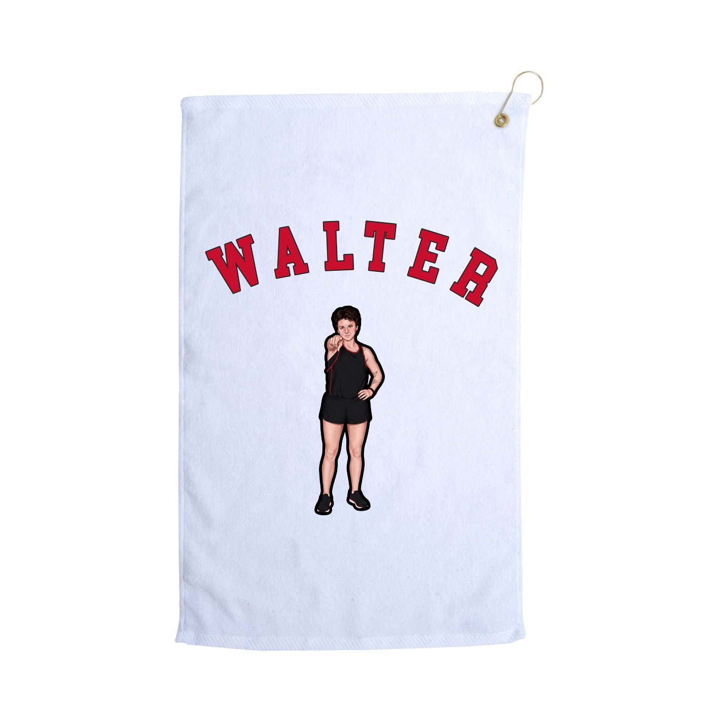 Golf Towel — Shirsey Arch in White