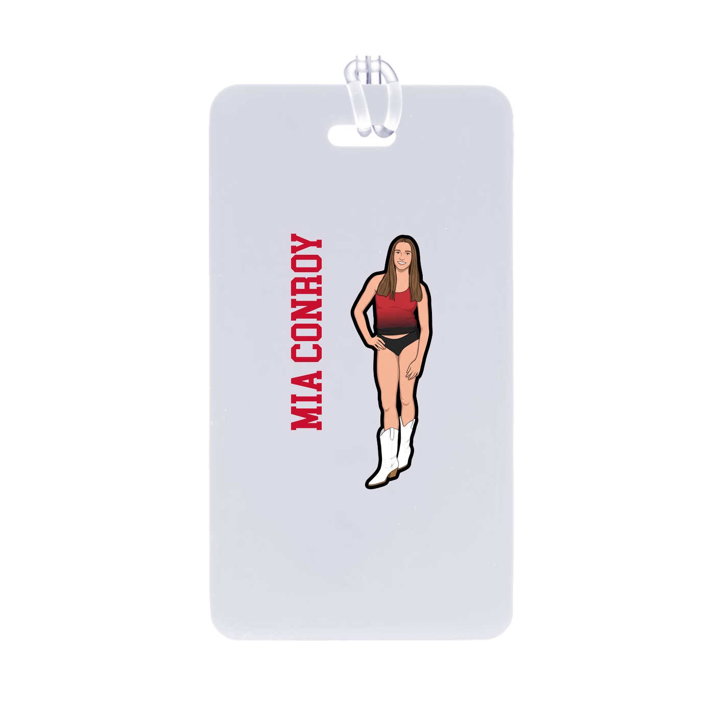Bag Tag — Name Vertical in Classic