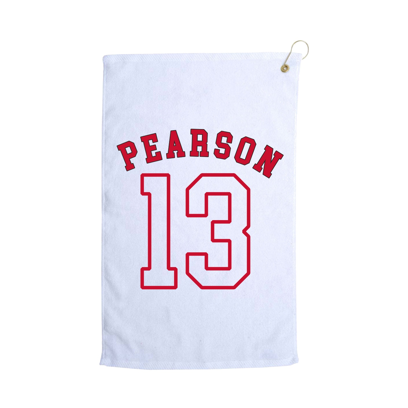 Golf Towel — Shirsey Arch in White