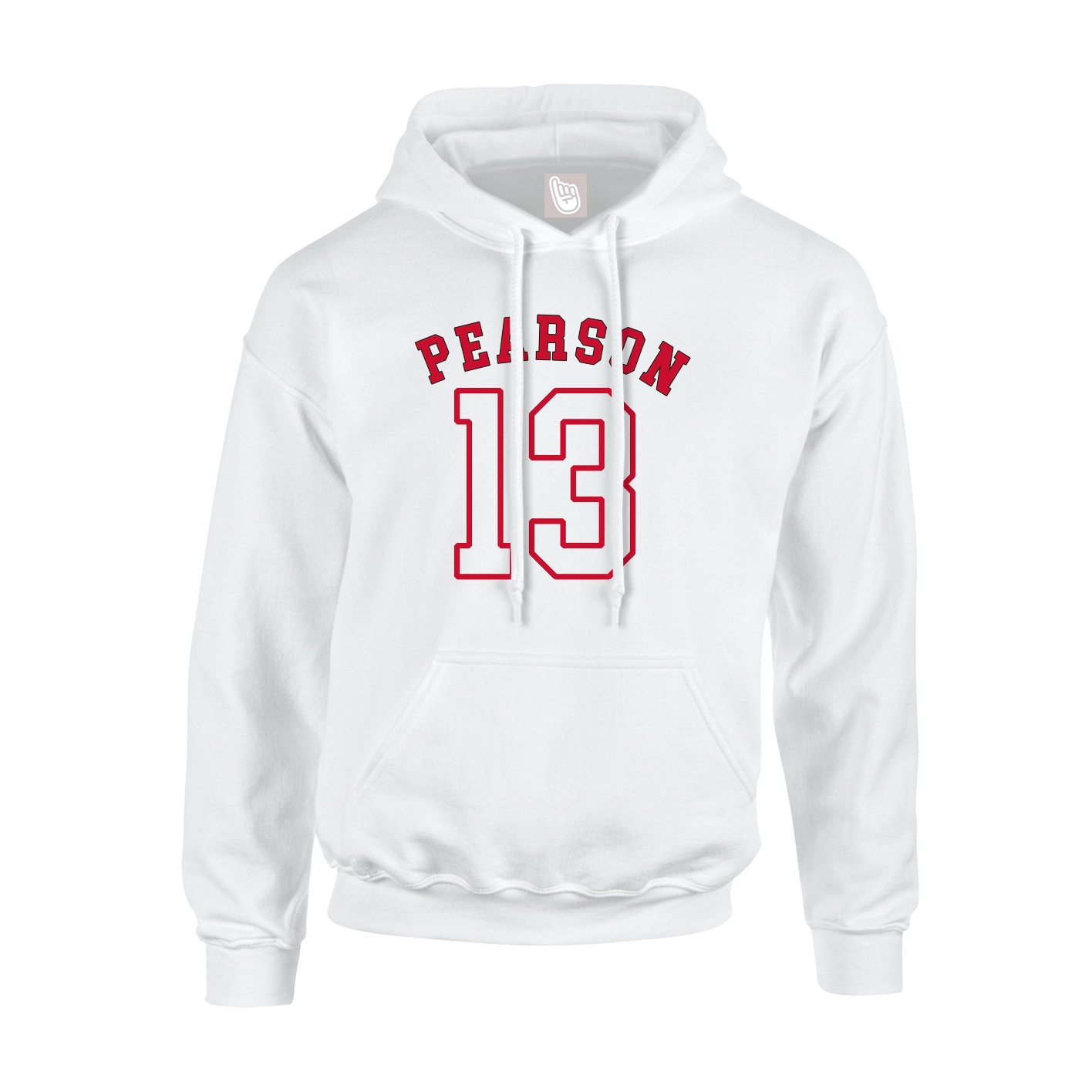 Hoodie — Shirsey Arch in White