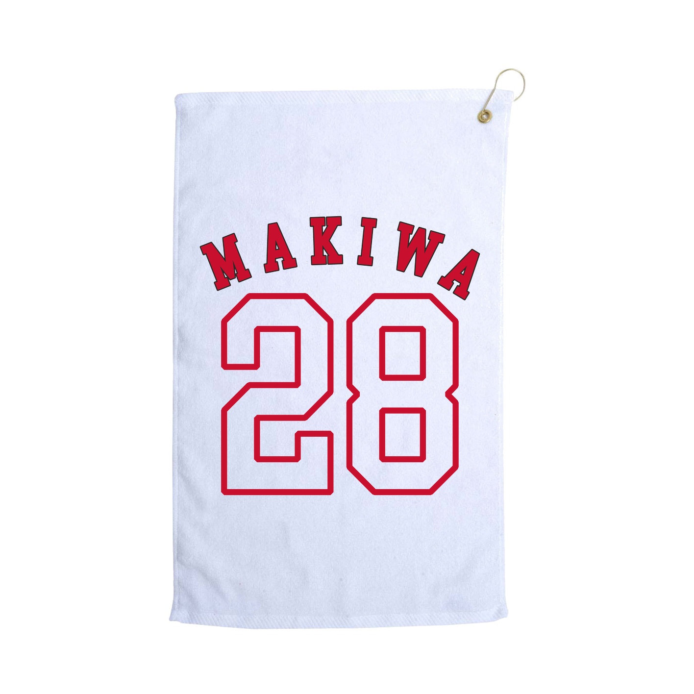 Golf Towel — Shirsey Arch in White