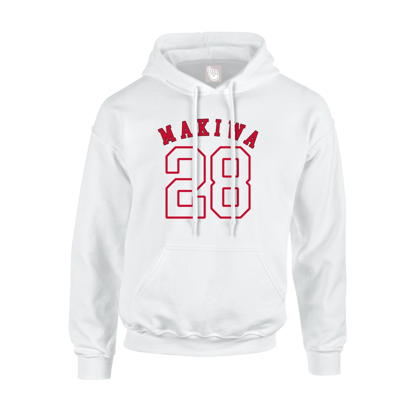 Youth Hoodie — Shirsey Arch in White