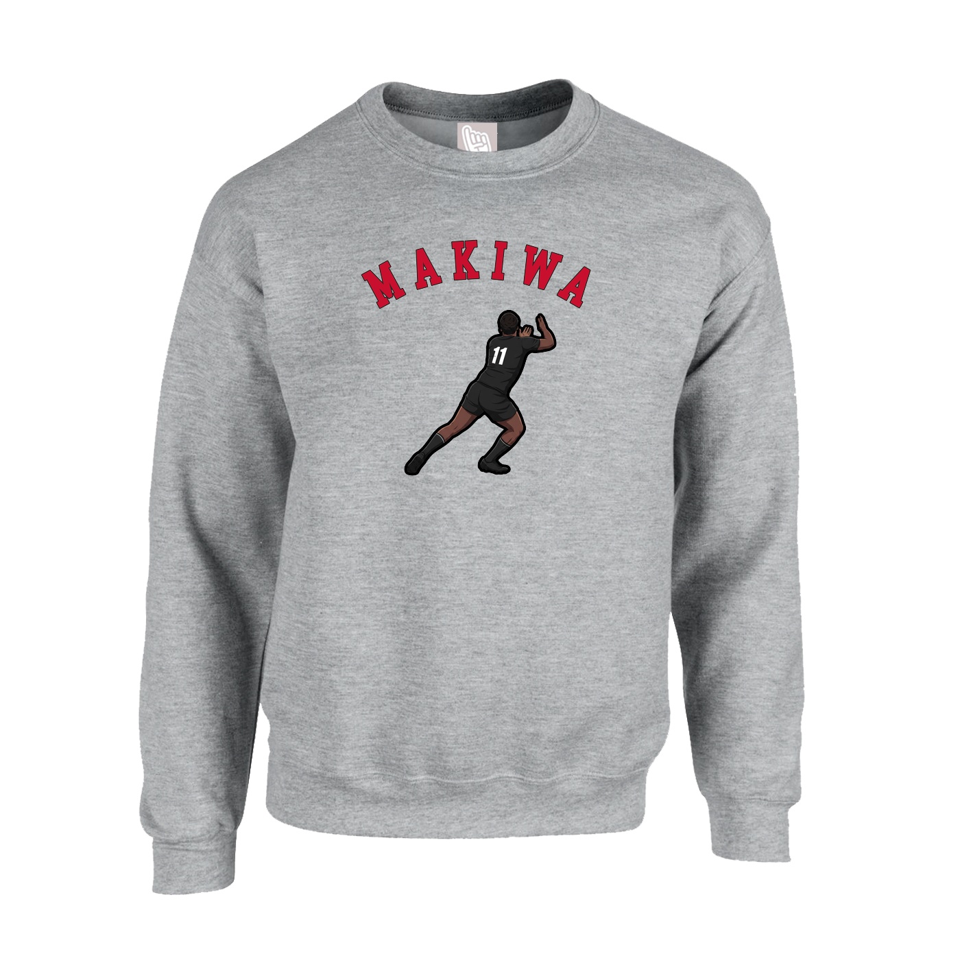 Fleece Crew — Shirsey Arch in Grey