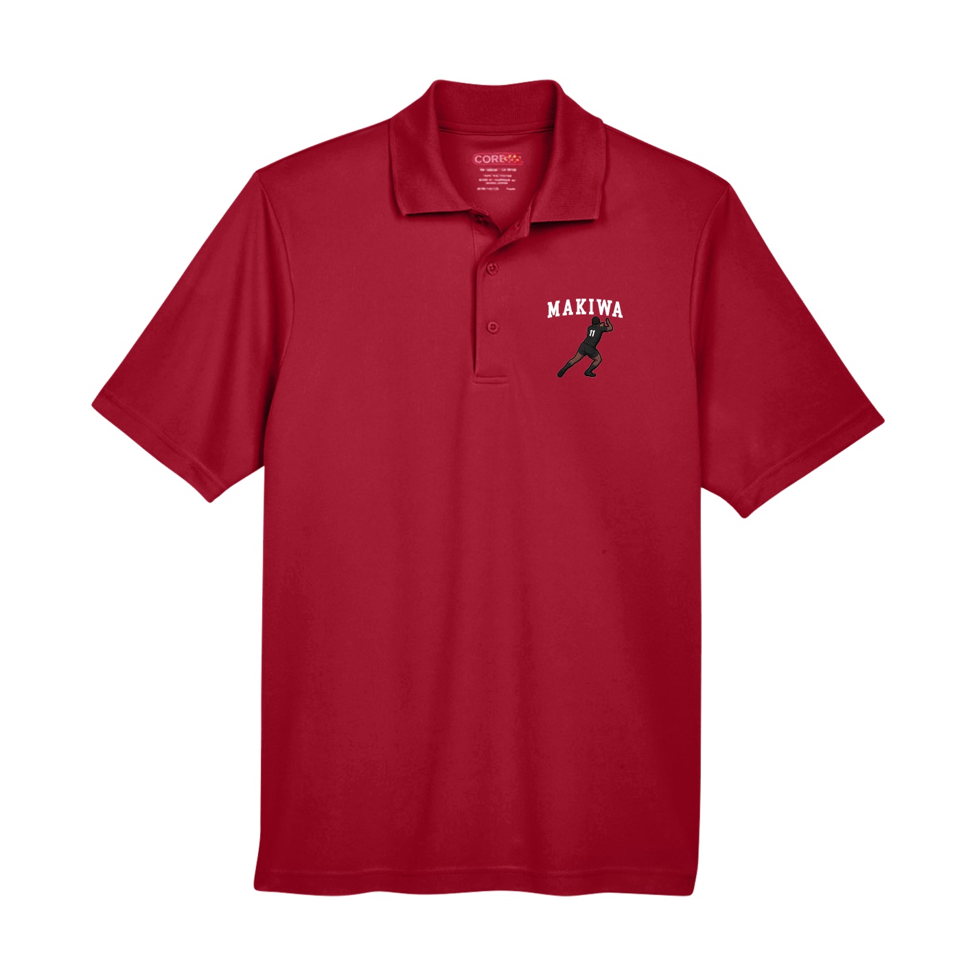 Performance Polo — Shirsey in Red