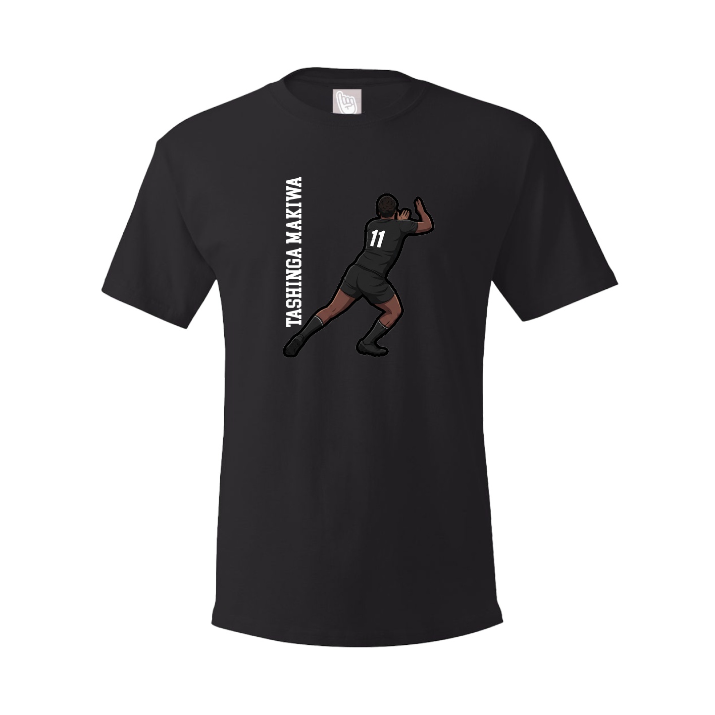 Tee — Name Vertical in Black