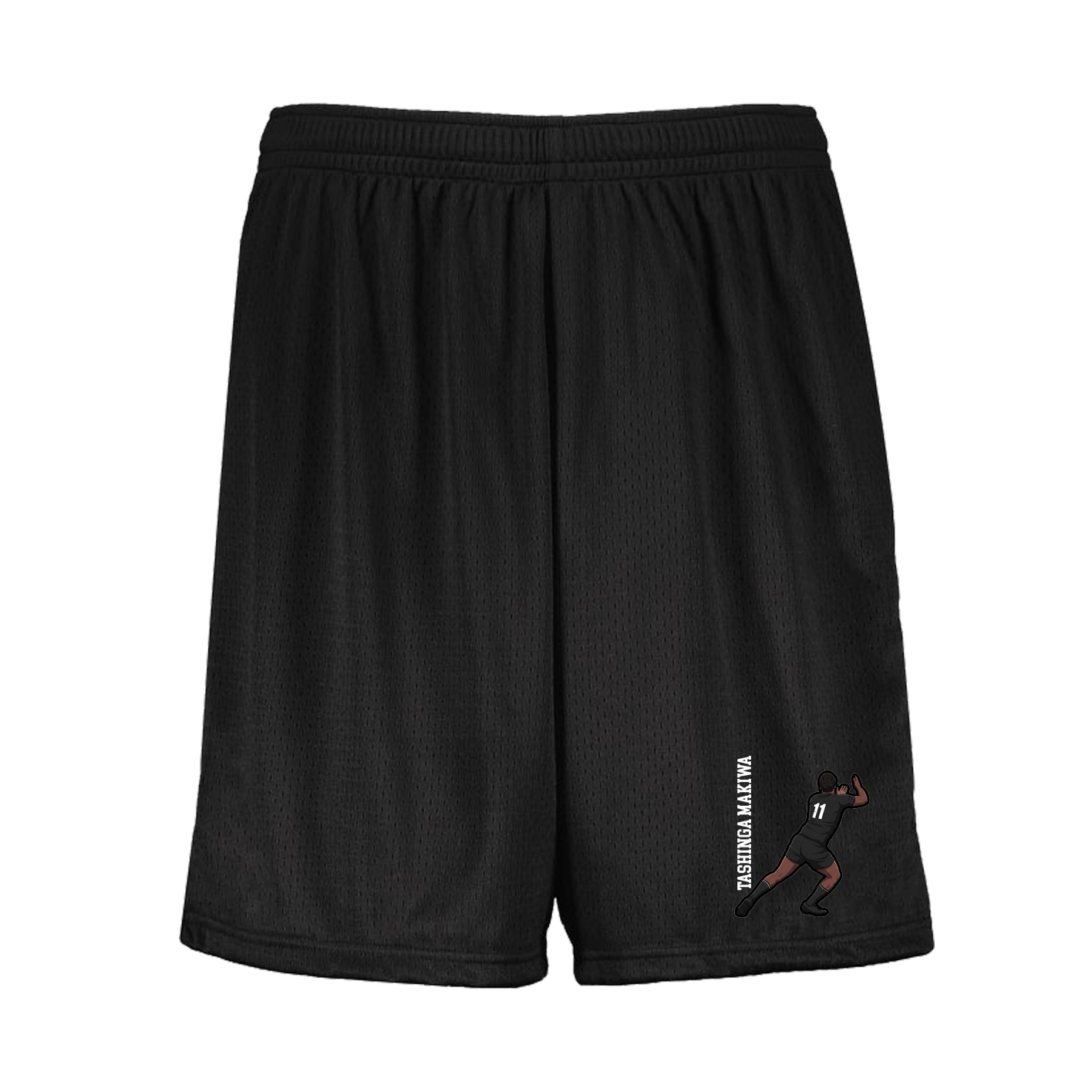 Shorts — Name Vertical in Black