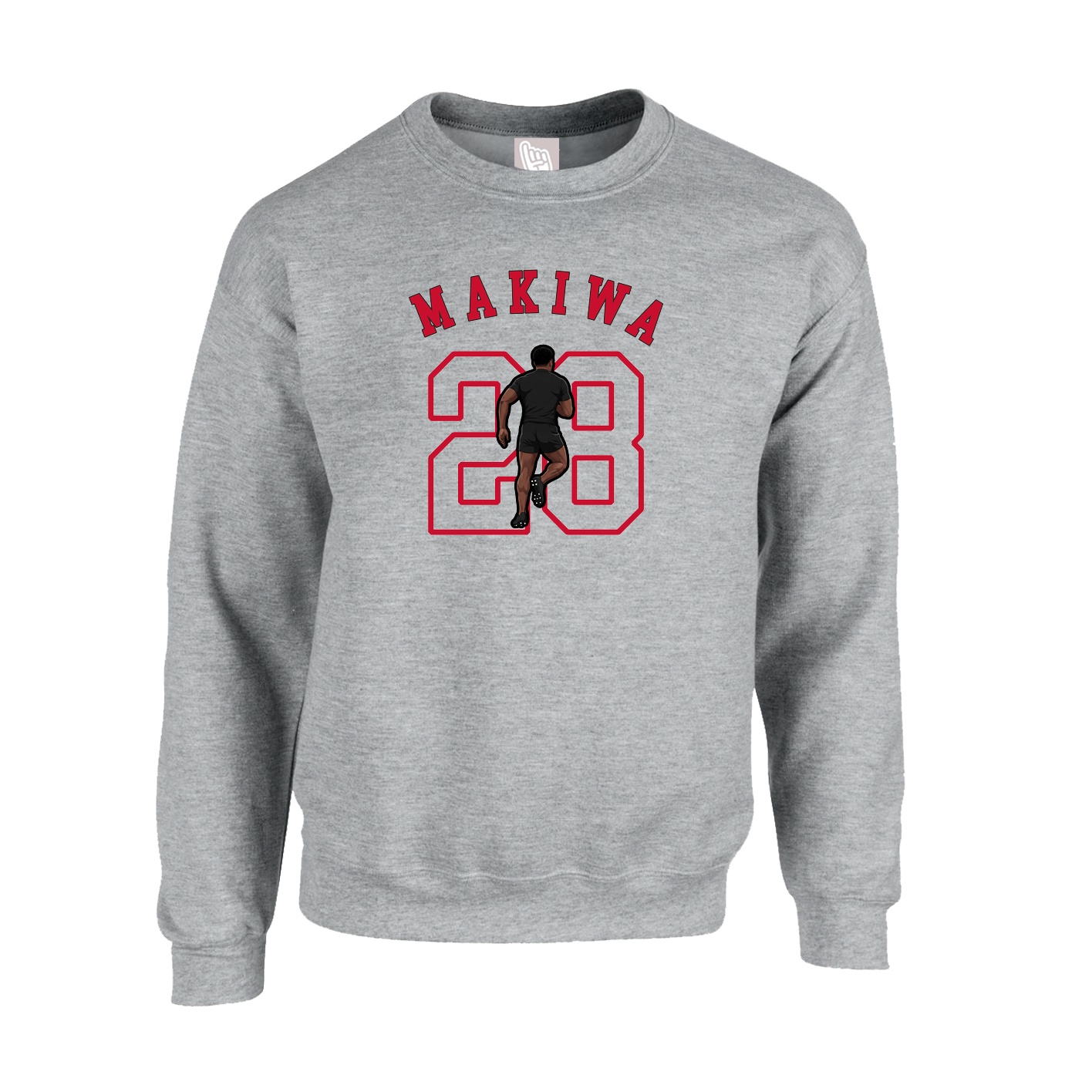 Fleece Crew — Shirsey Arch in Grey