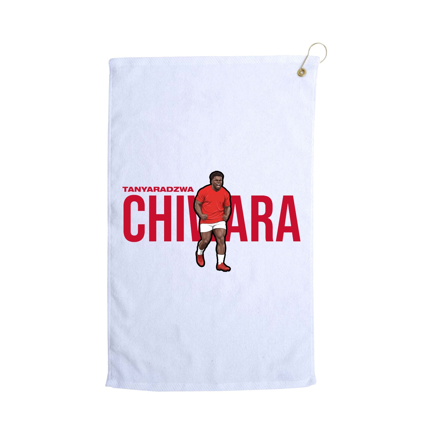 Golf Towel — Player Name in White