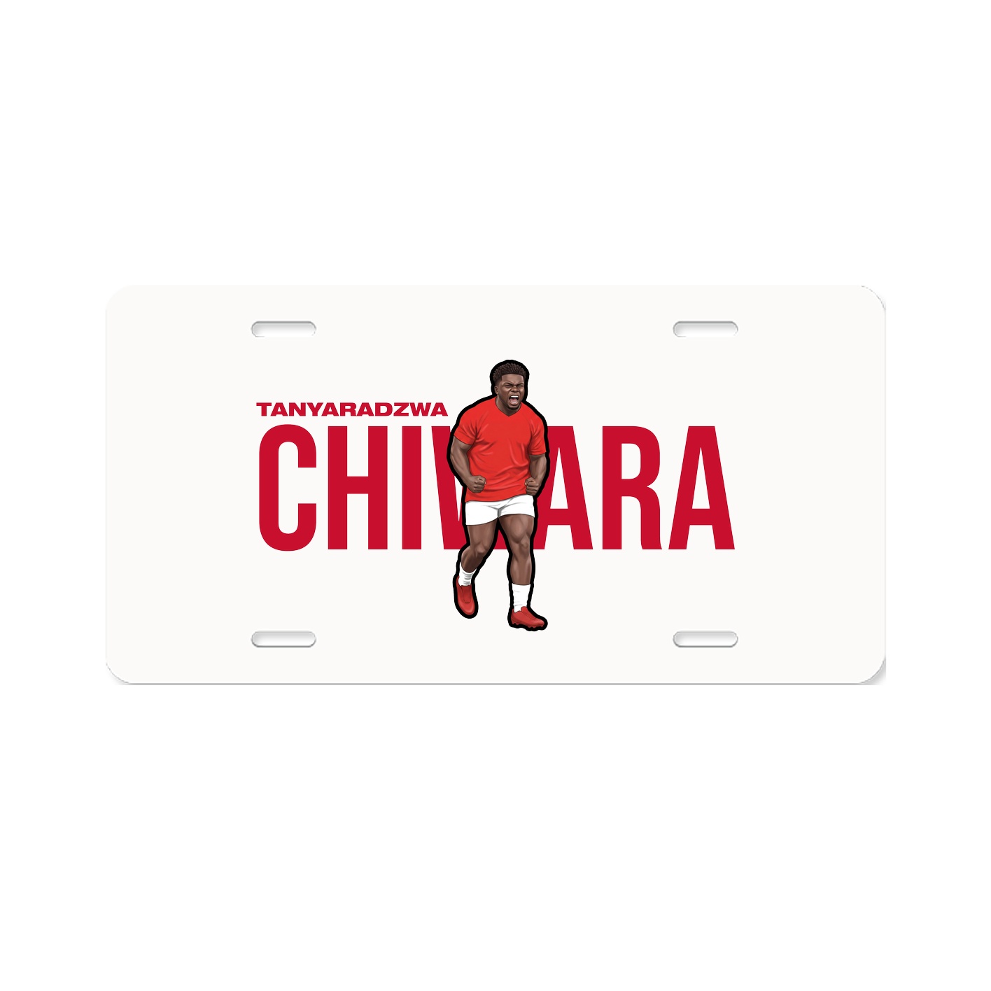 License Plate — Player Name in Classic
