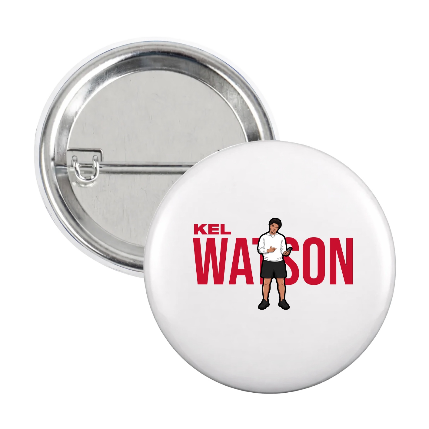 Game Day Button — Player Name in White