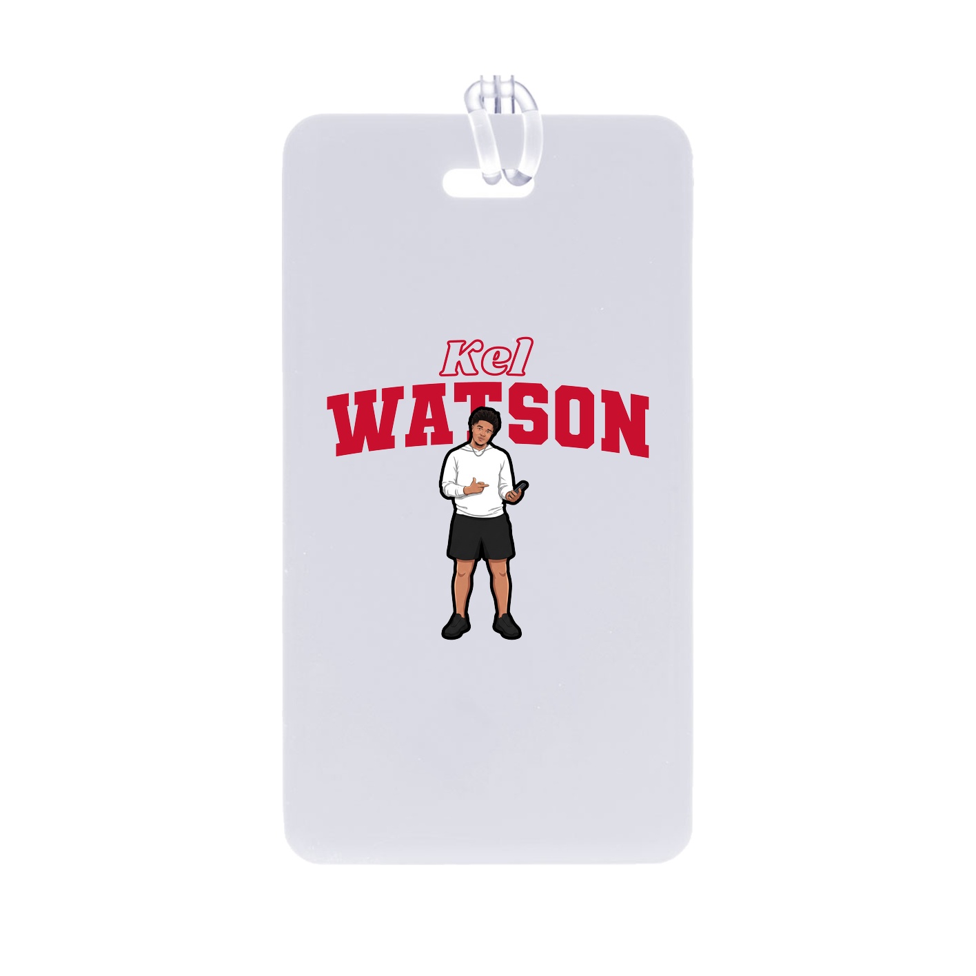 Bag Tag — Name Arch in Classic