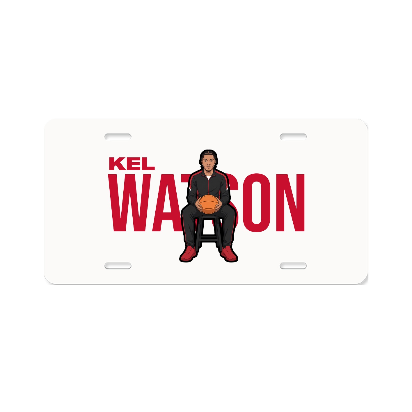 License Plate — Player Name in Classic