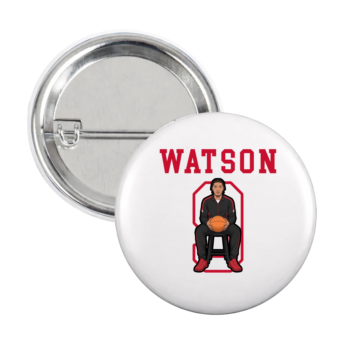 Game Day Button — Shirsey in White