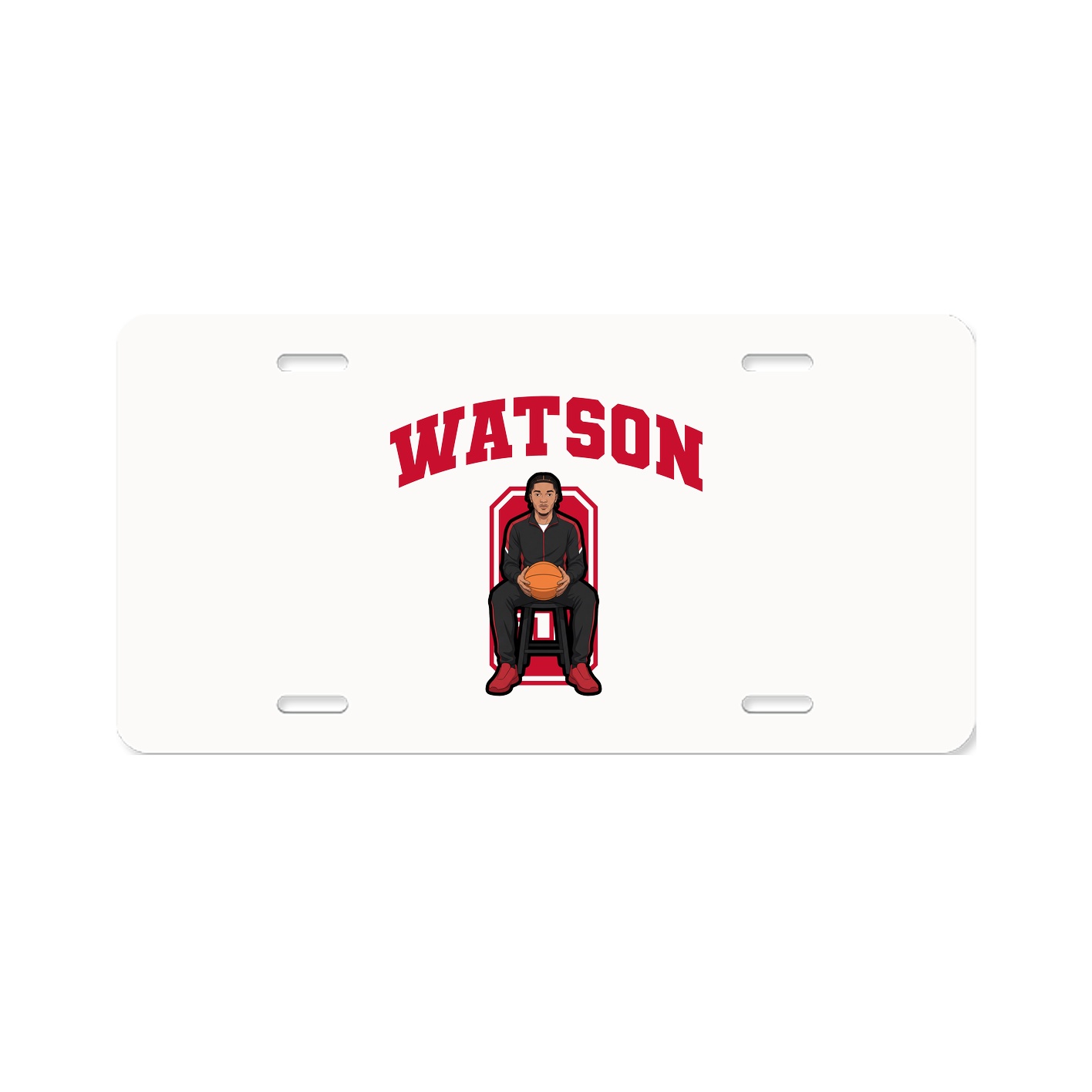 License Plate — Number in Classic