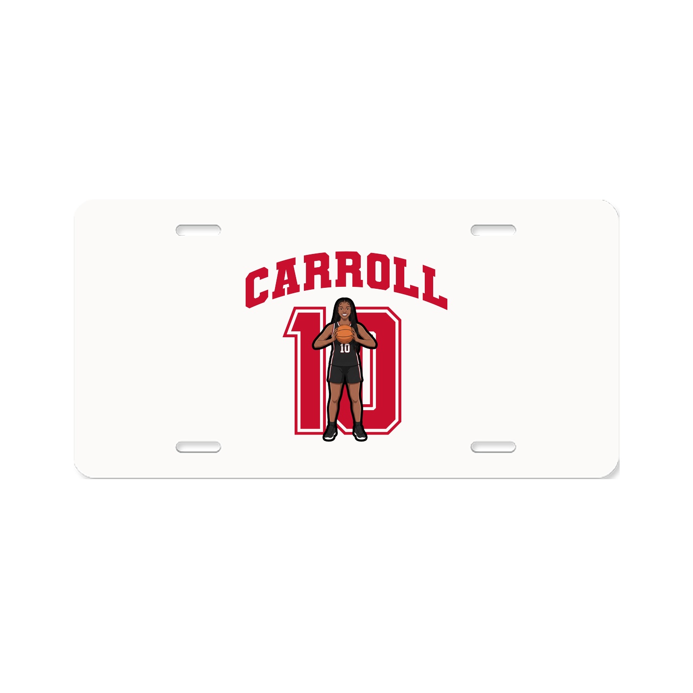 License Plate — Number in Classic