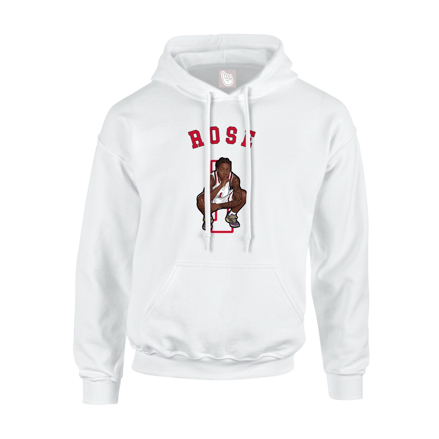 Youth Hoodie — Shirsey Arch in White