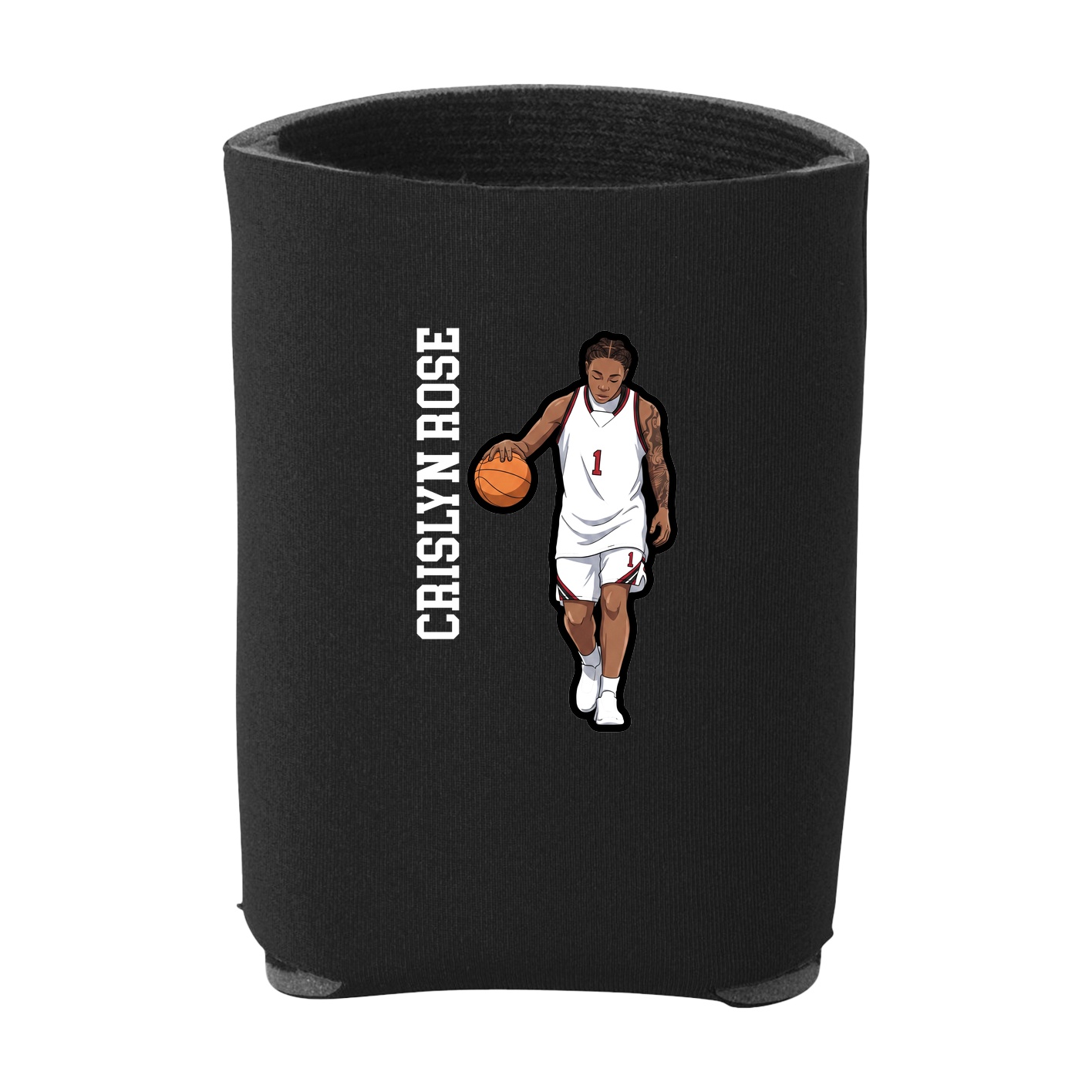 Can Holder — Name Vertical in Black