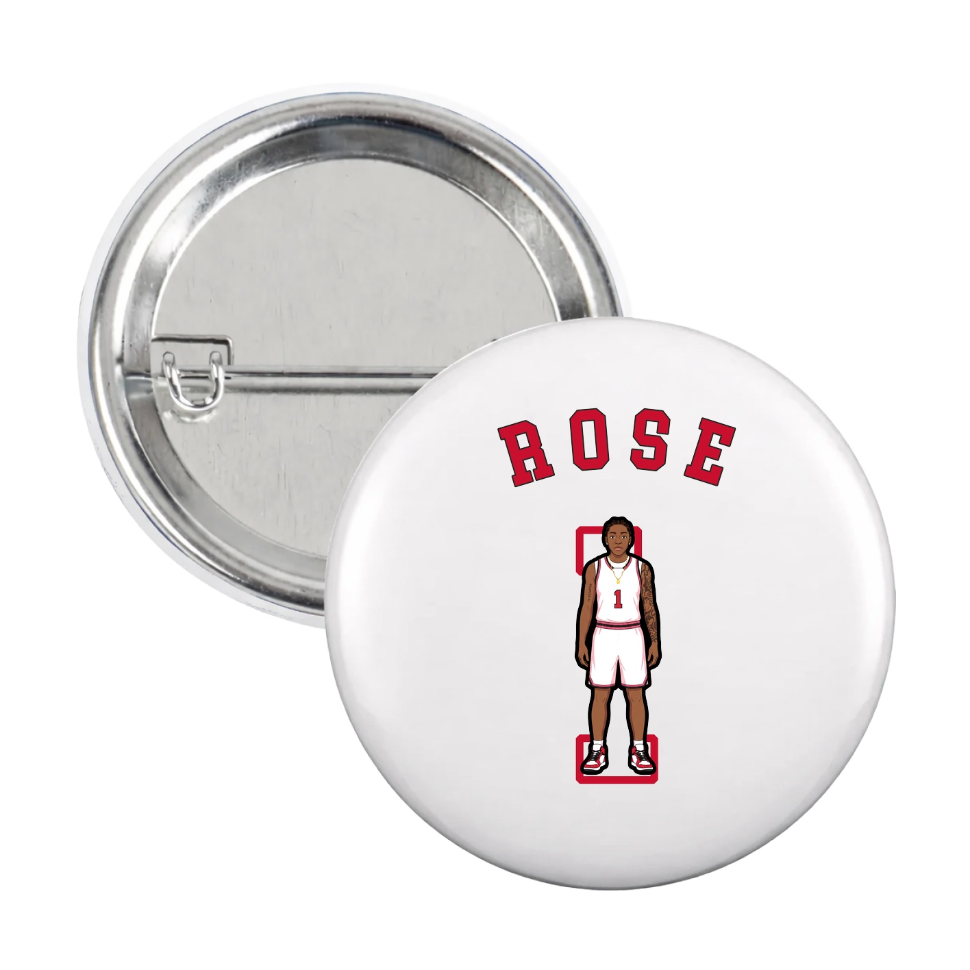 Game Day Button — Shirsey Arch in White