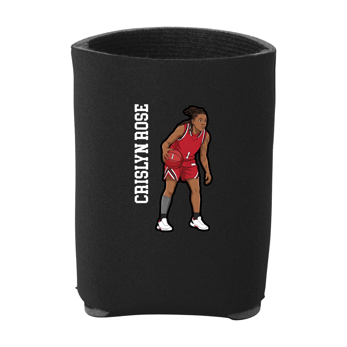 Can Holder — Name Vertical in Black