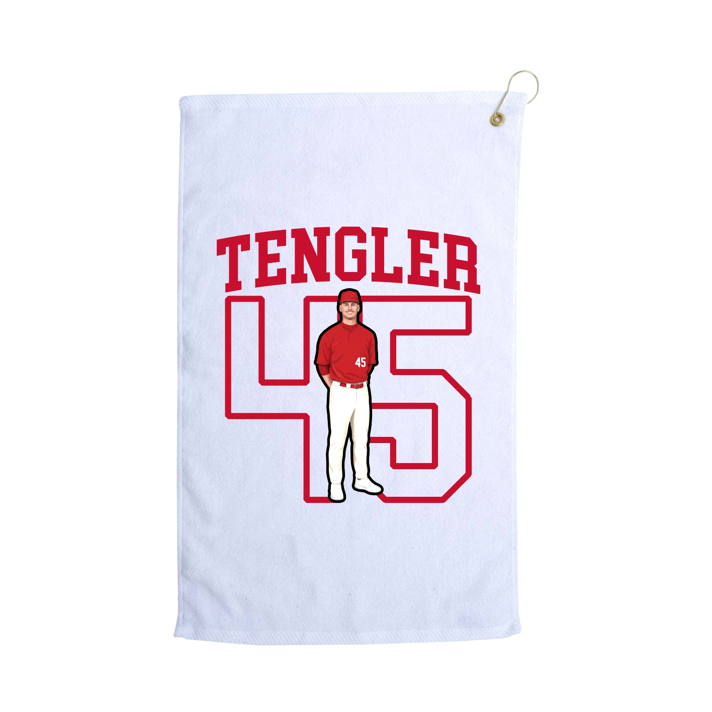 Golf Towel — Shirsey in White