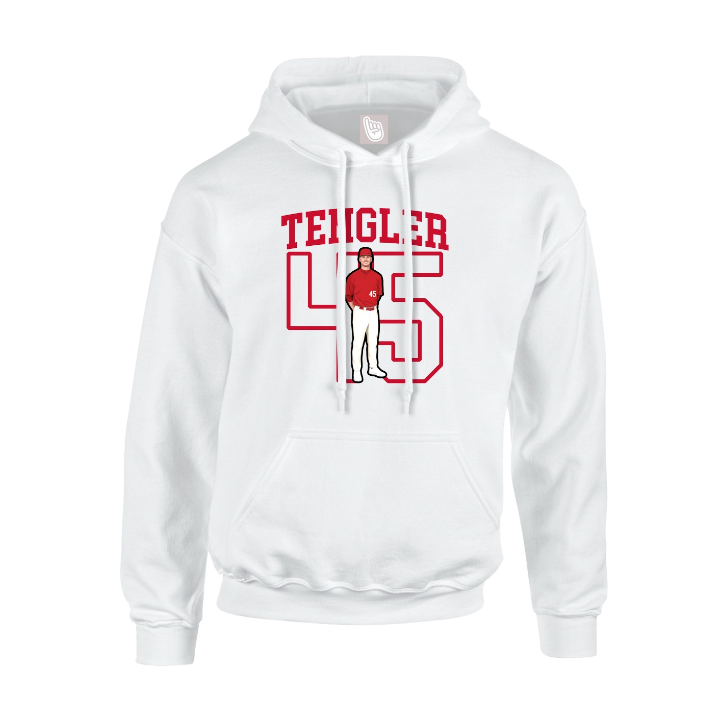 Hoodie — Shirsey in White