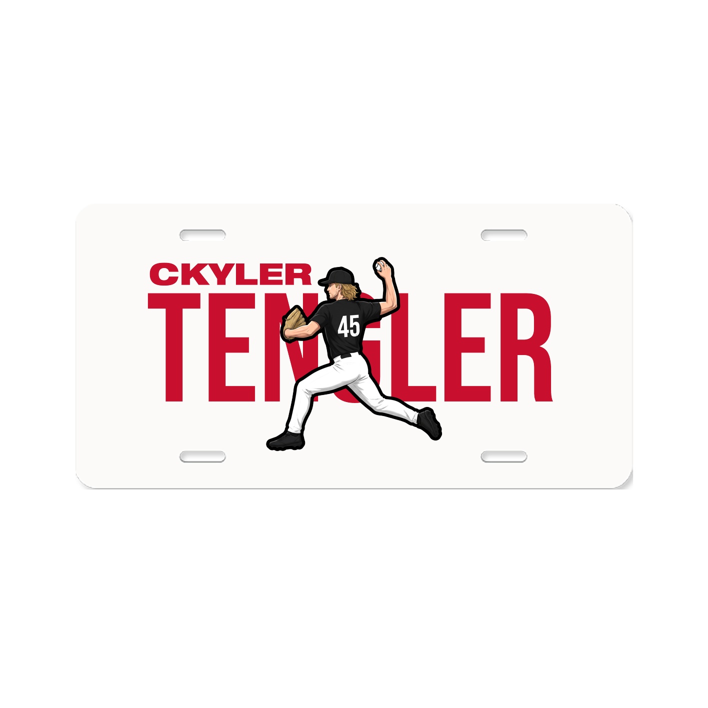 License Plate — Player Name in Classic