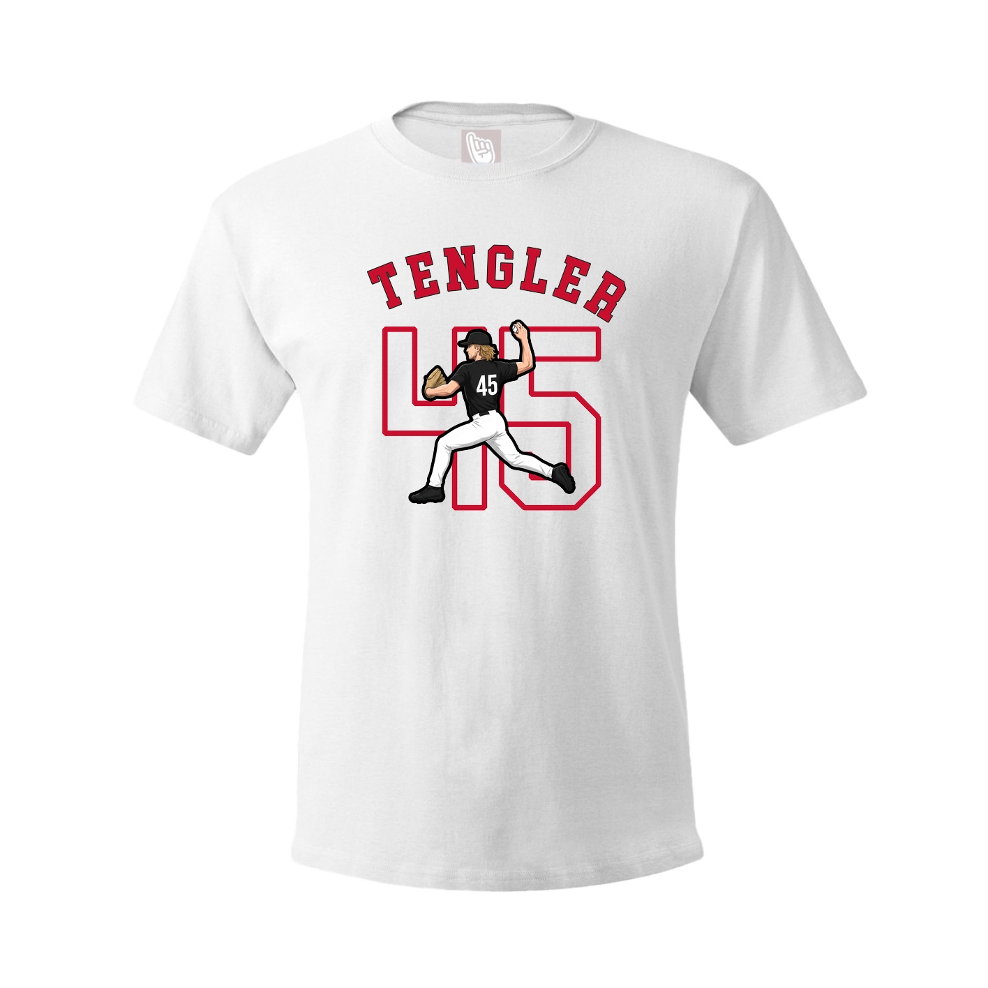 Youth Tee — Shirsey Arch in White
