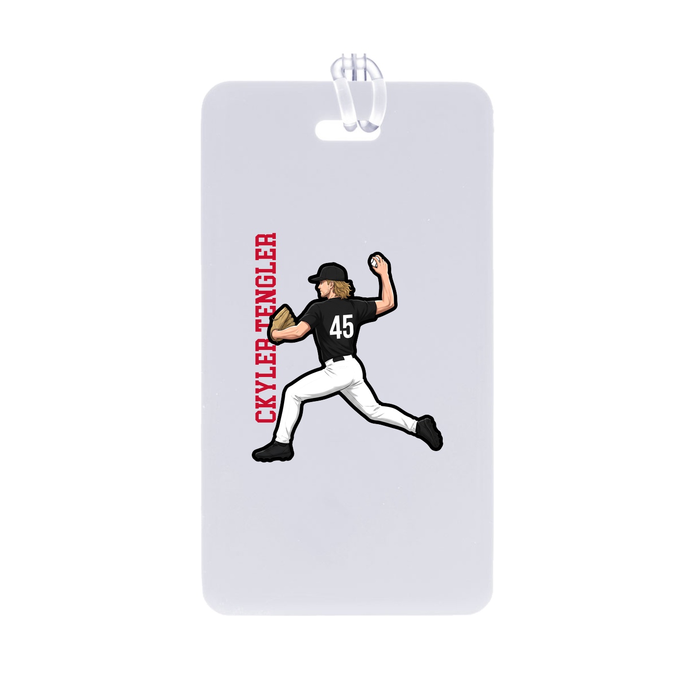 Bag Tag — Name Vertical in Classic