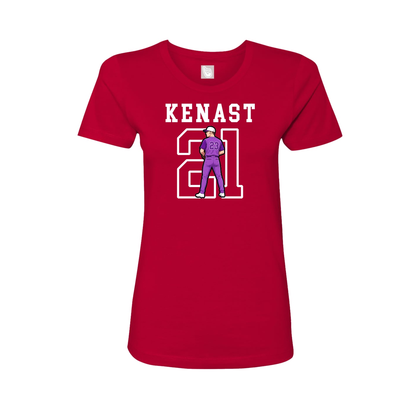 Fitted Women's Tee — Shirsey in Red