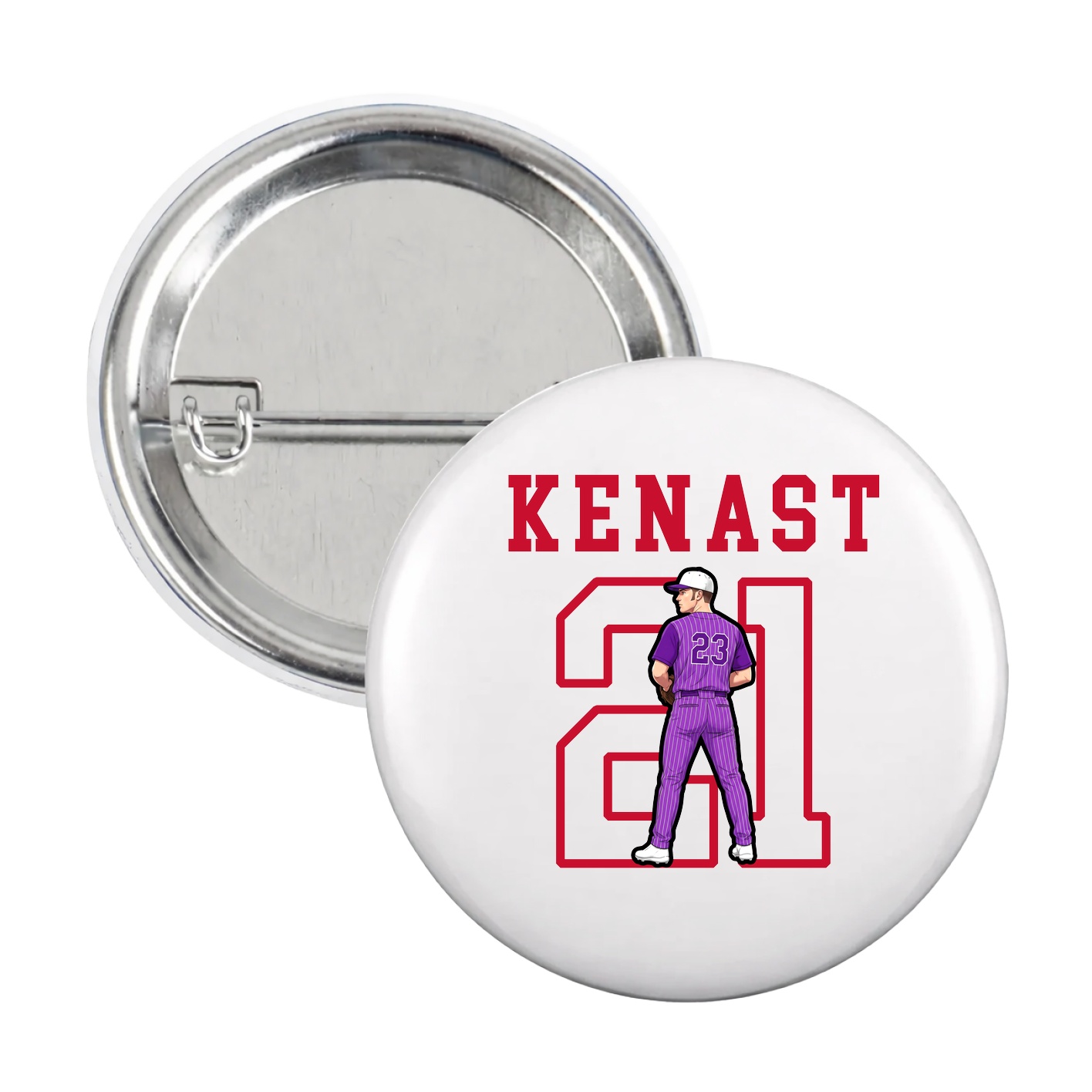 Game Day Button — Shirsey in White