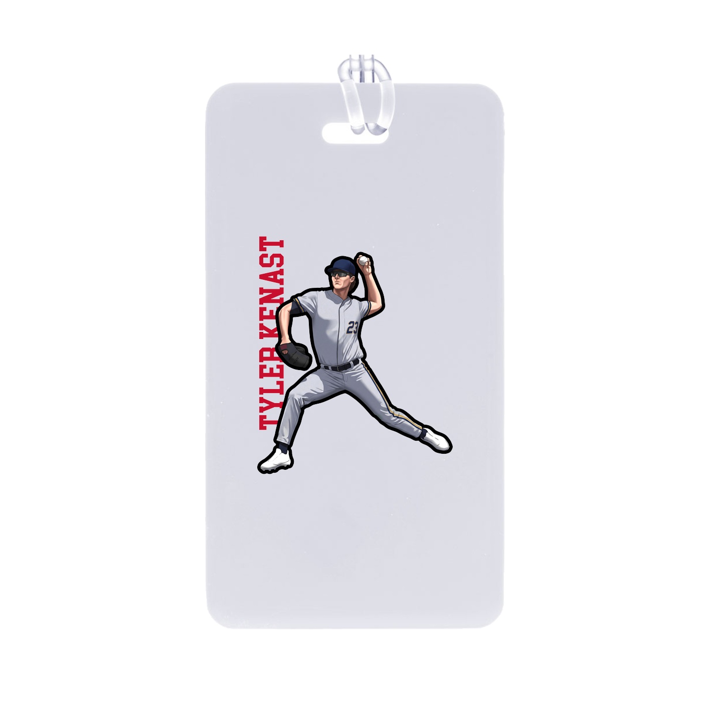 Bag Tag — Name Vertical in Classic