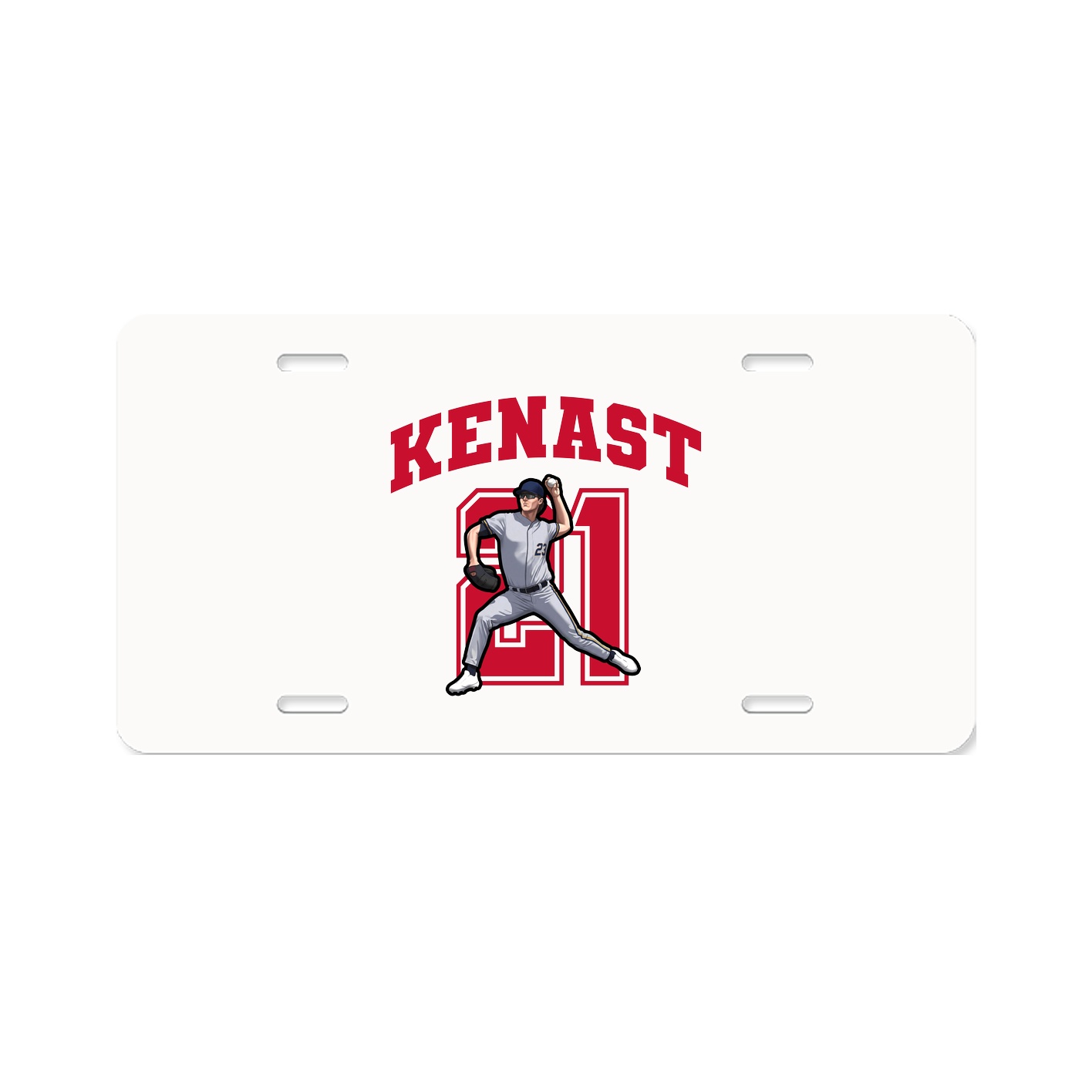 License Plate — Number in Classic