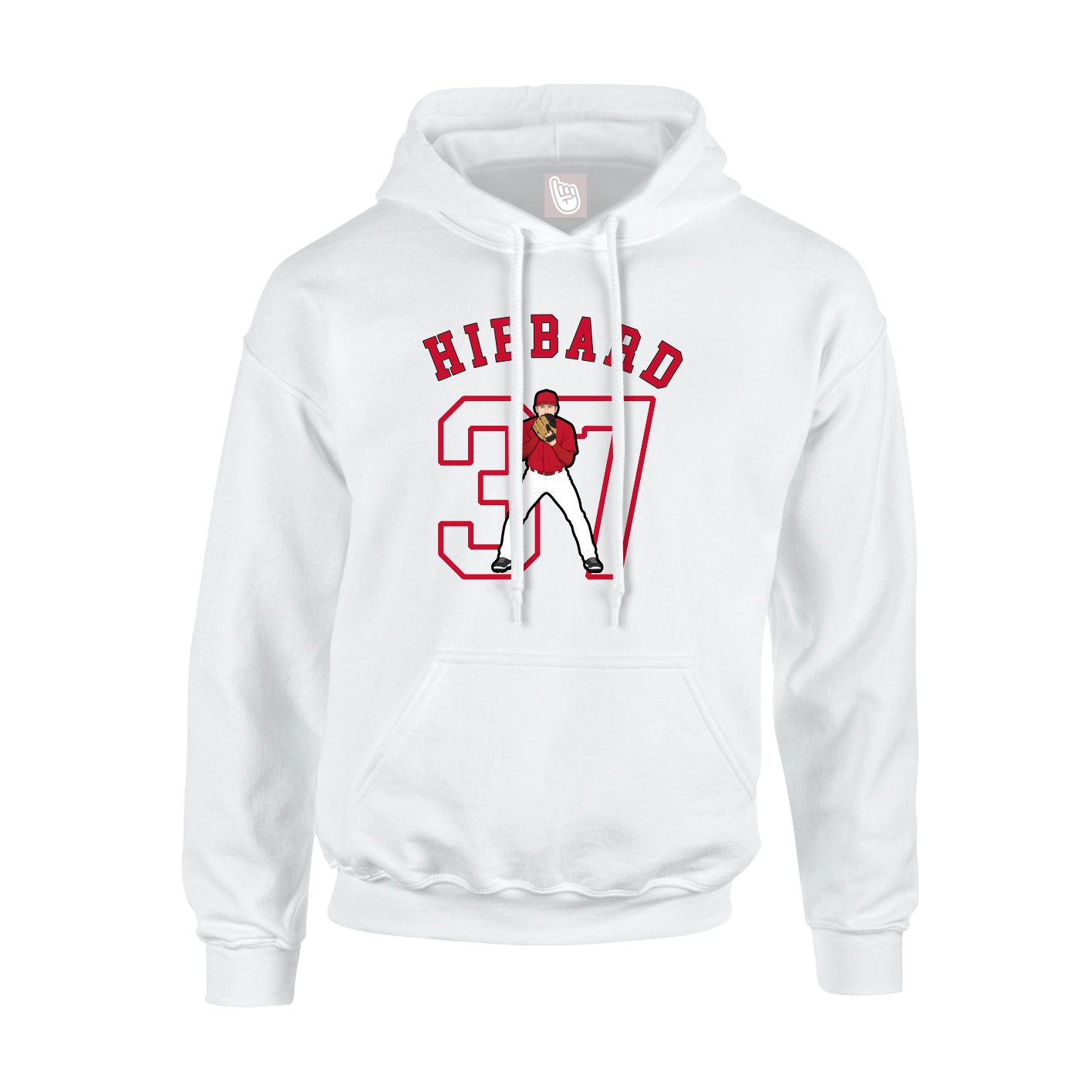 Hoodie — Shirsey Arch in White