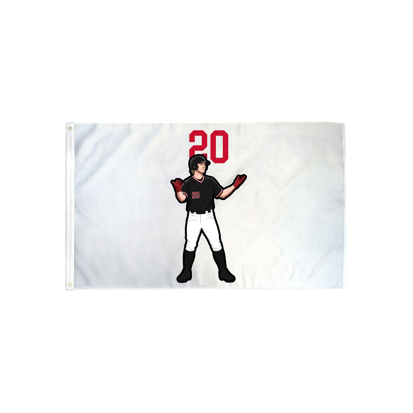 3x5 Flag — Number Top in Classic