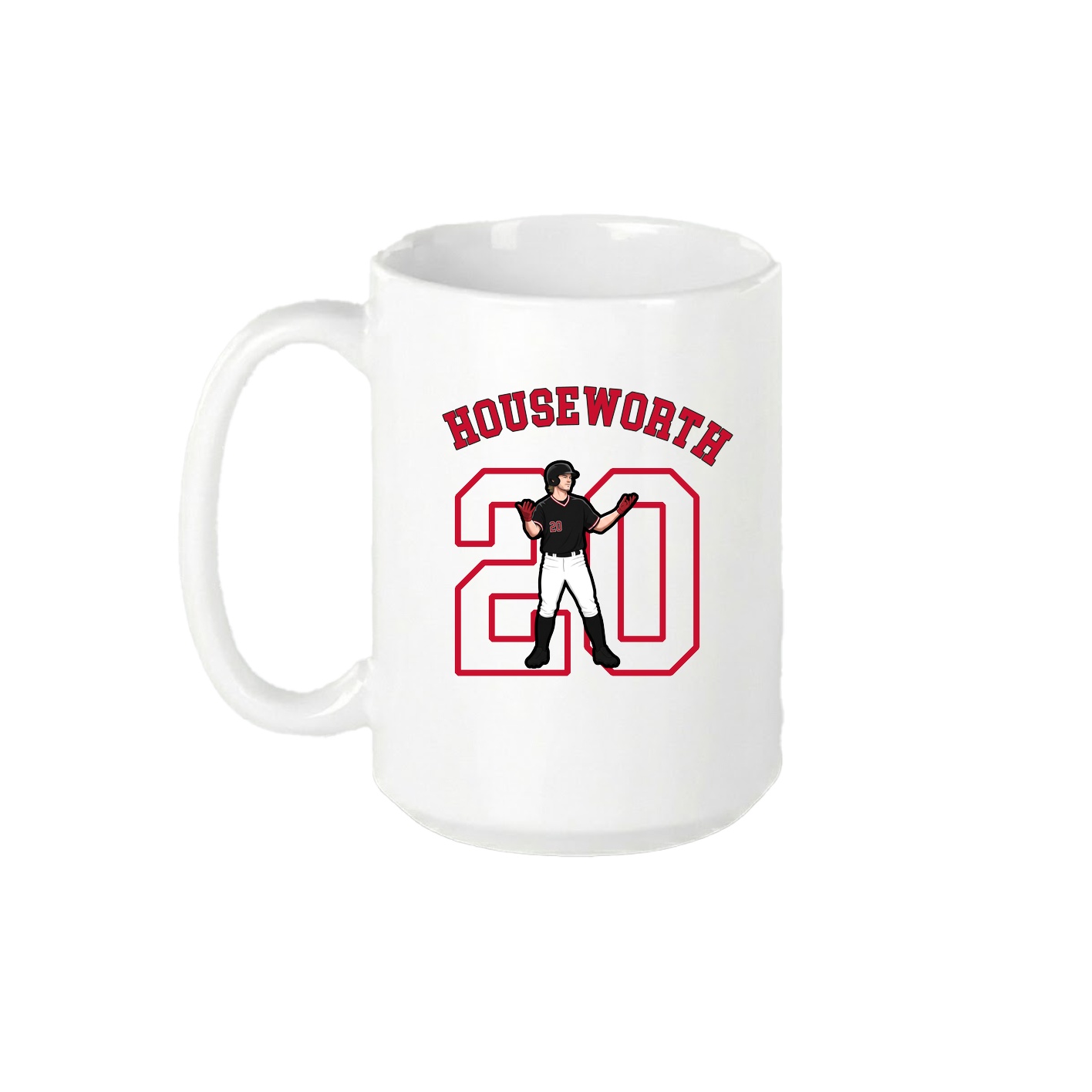 15oz Coffee Mug — Shirsey Arch in White
