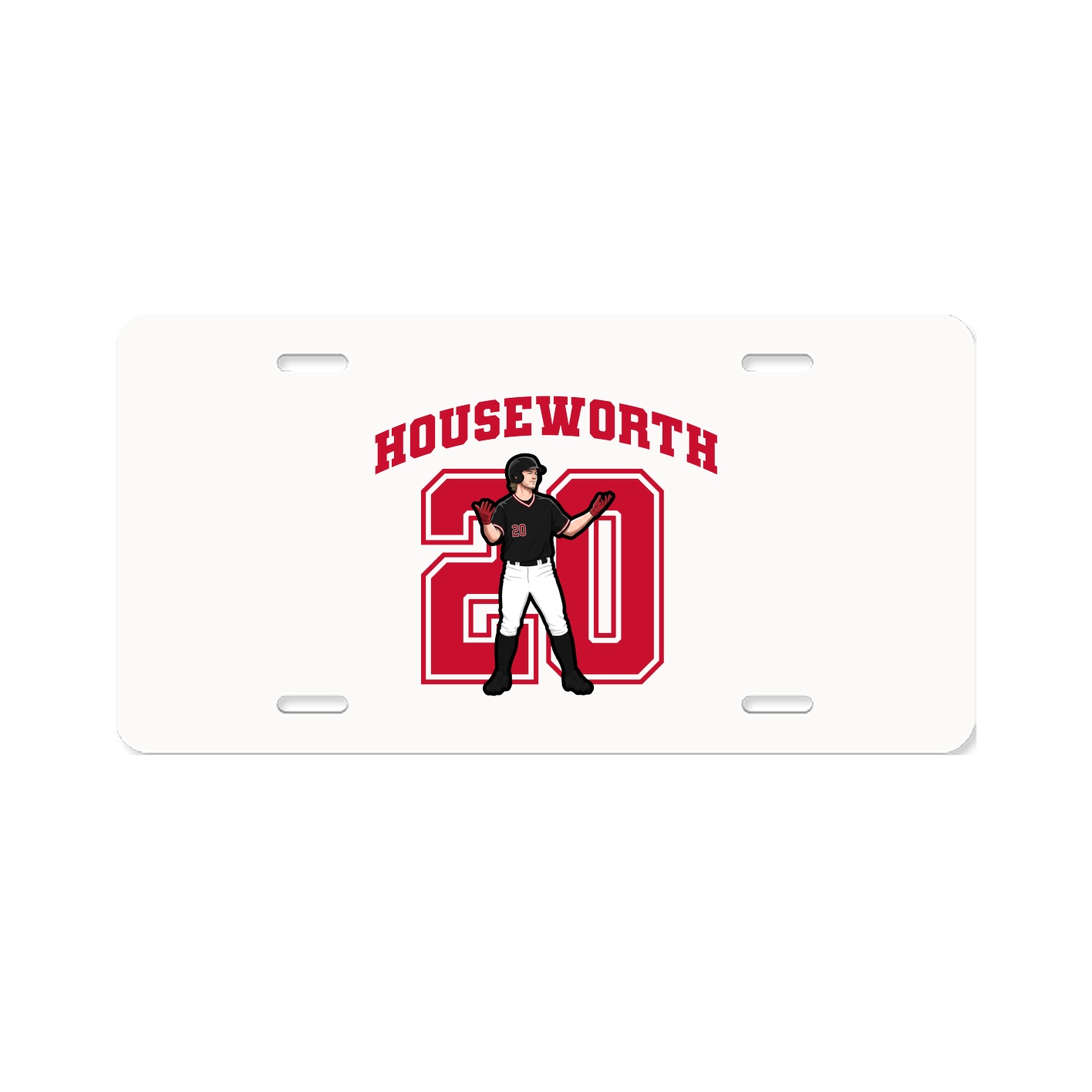 License Plate — Number in Classic