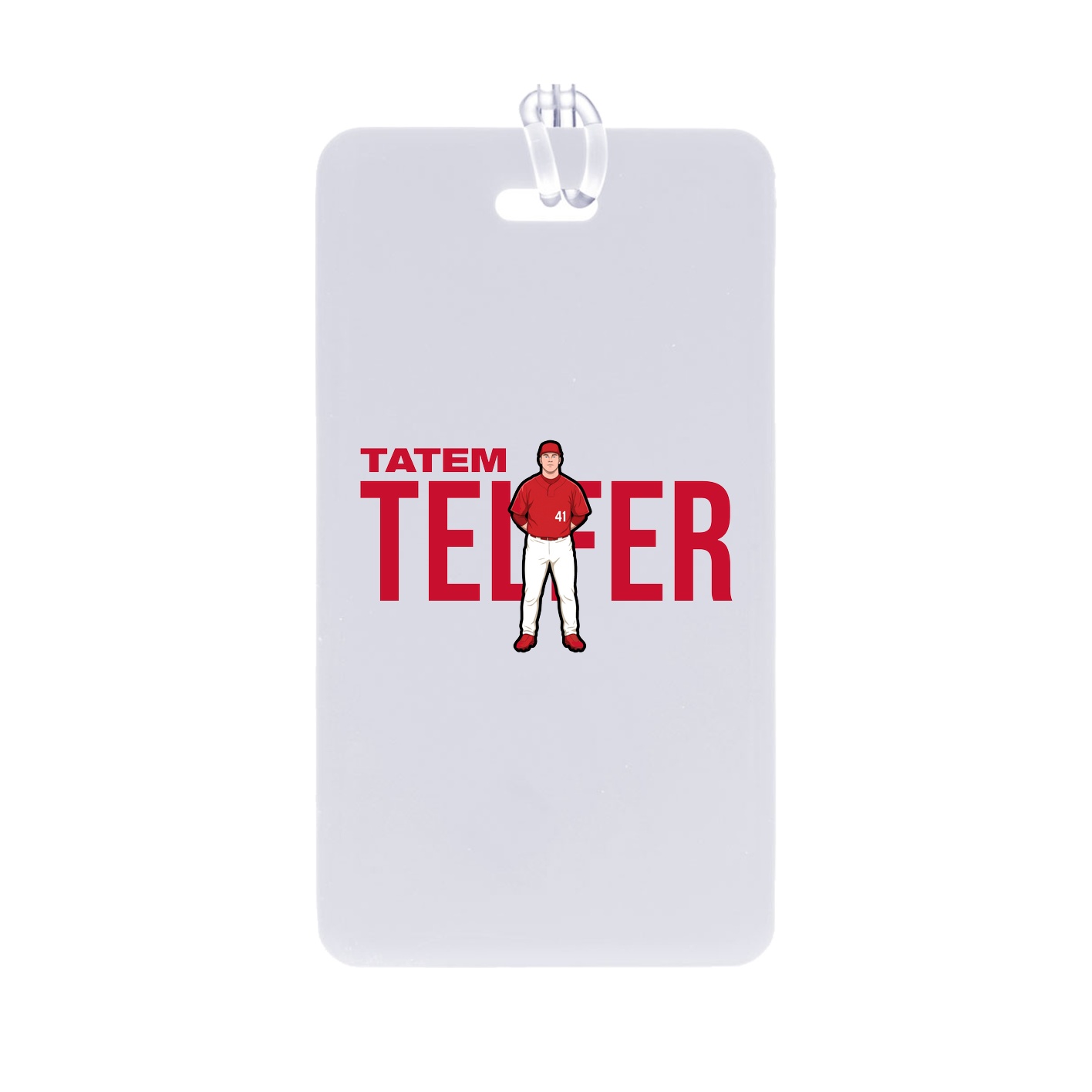Bag Tag — Player Name in Classic