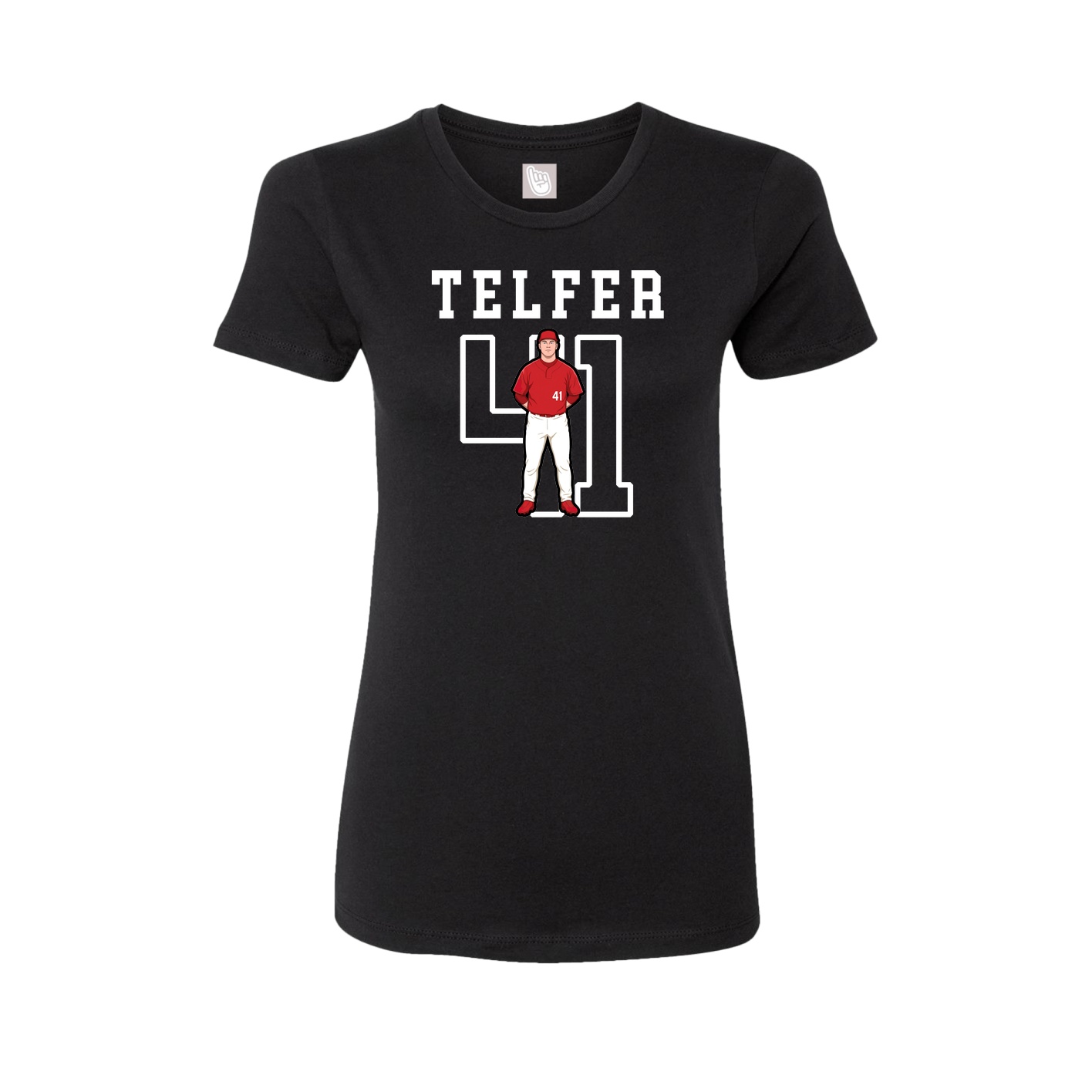 Fitted Women's Tee — Shirsey in Black