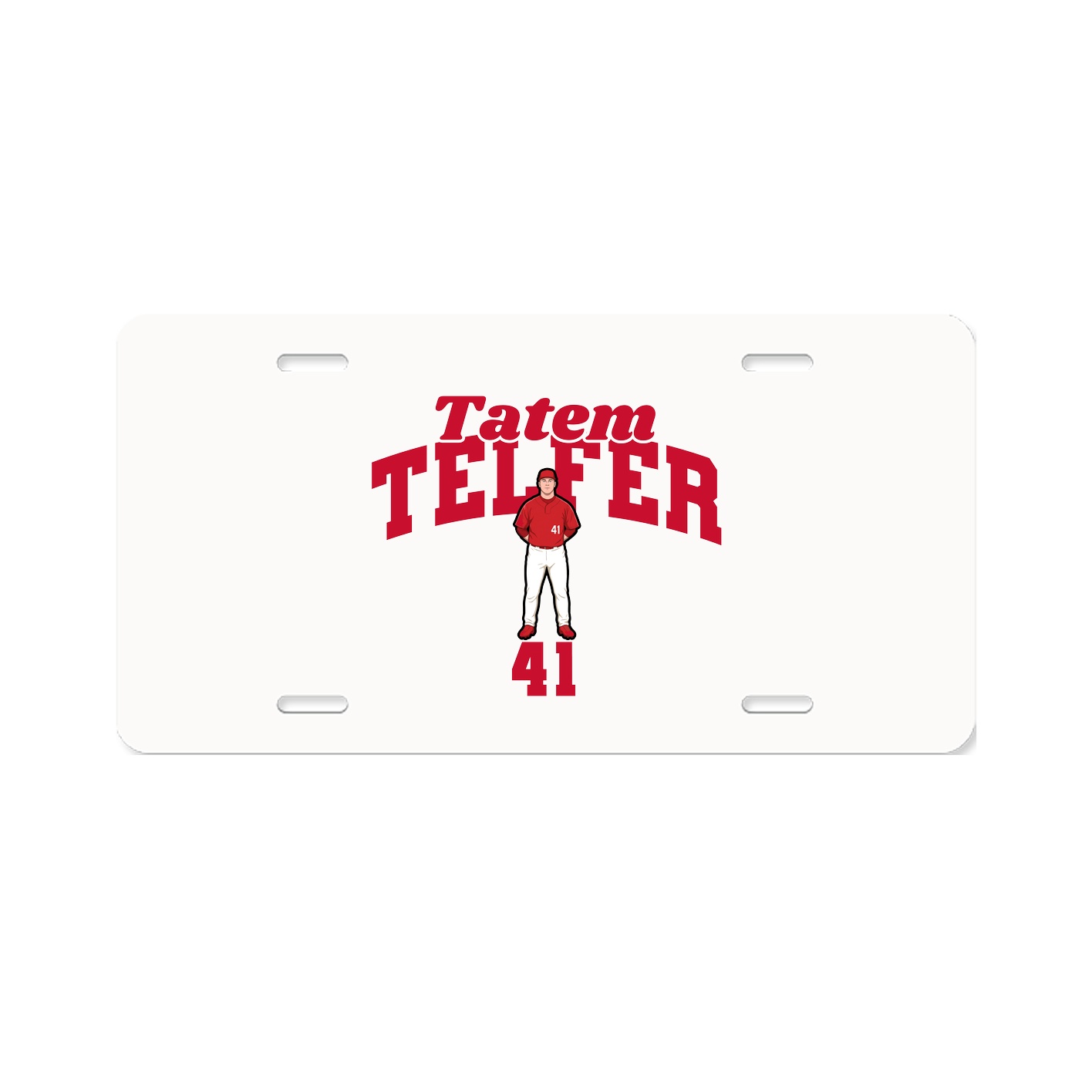 License Plate — Signature Arch in Classic